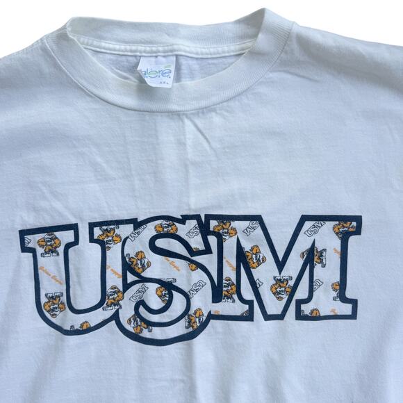 Vtg 1990s USM Southern Mississippi Golden Eagles Tshirt XXL - Picture 1 of 6